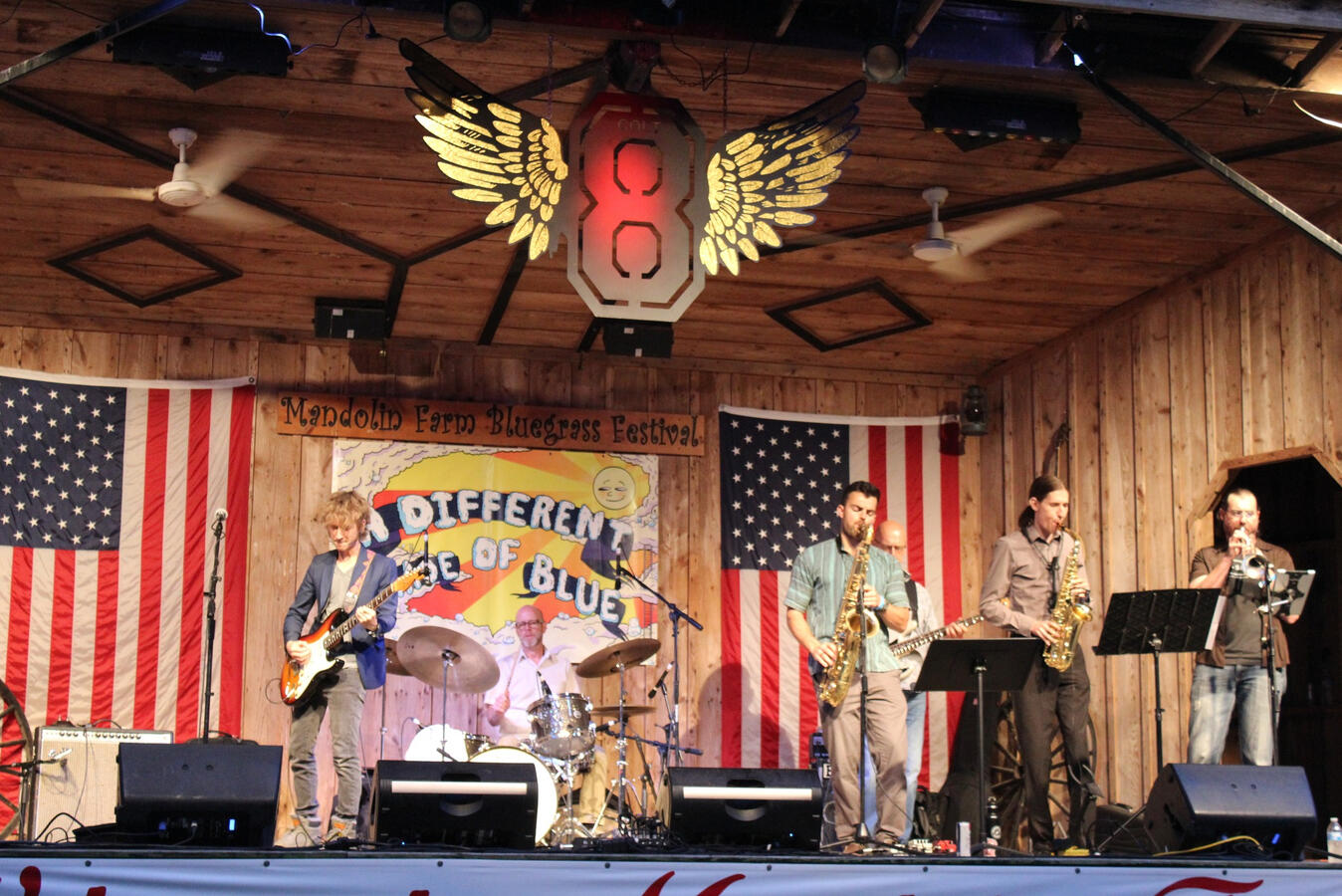 Noah Wotherspoon Band at A Different Shade of Blue Festival Noah Wotherspoon Band at A Different Shade of Blue Festival